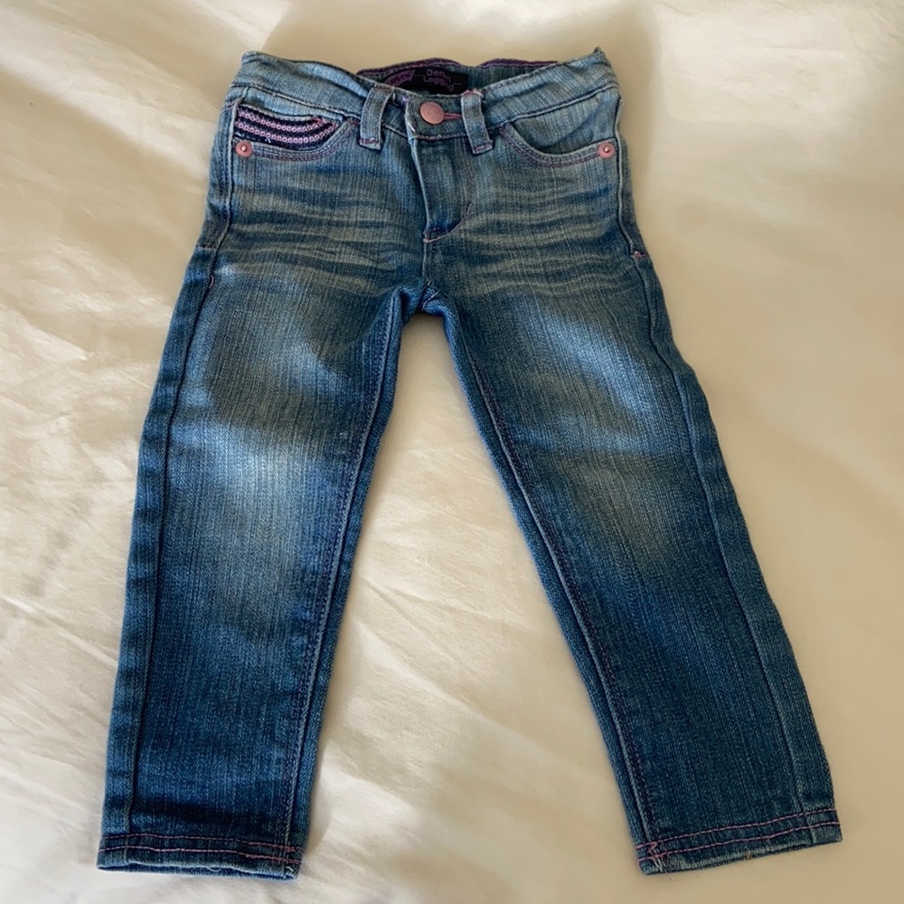 Levi’s jeans with sequin detail